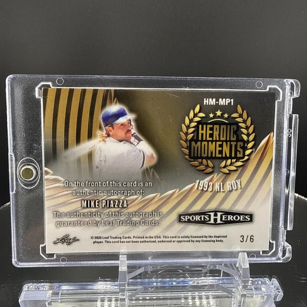 2025 Leaf Mike Piazza Sports Heroes  Autograph SSP /6